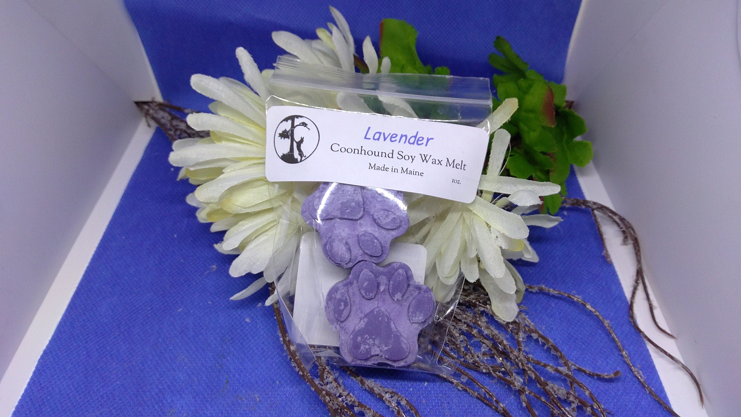 Paw Print Soy Wax Melts: Premade Options, Maine Made
